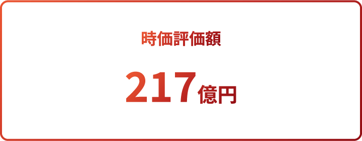 時価評価額 217億円